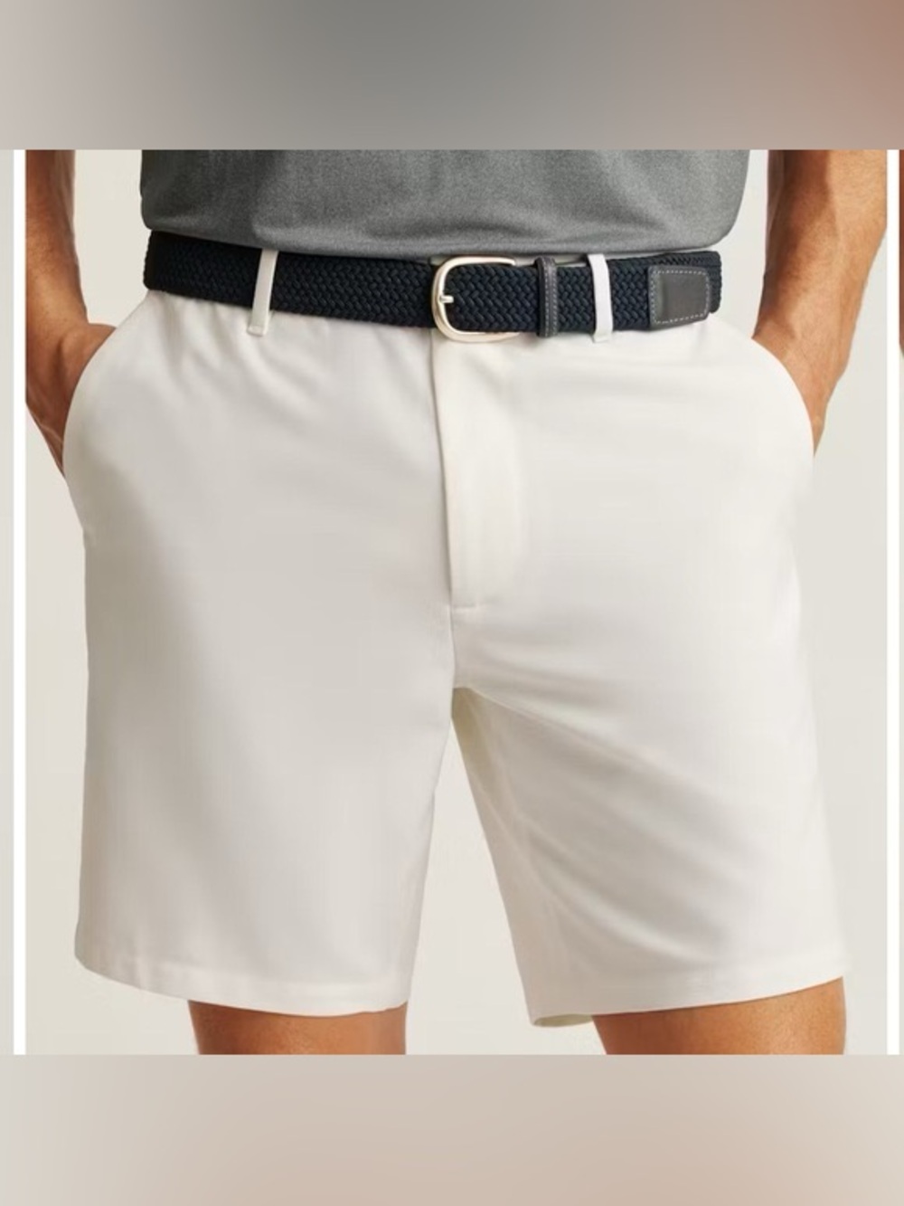 Bonobos Beige Golf Shorts N260-33